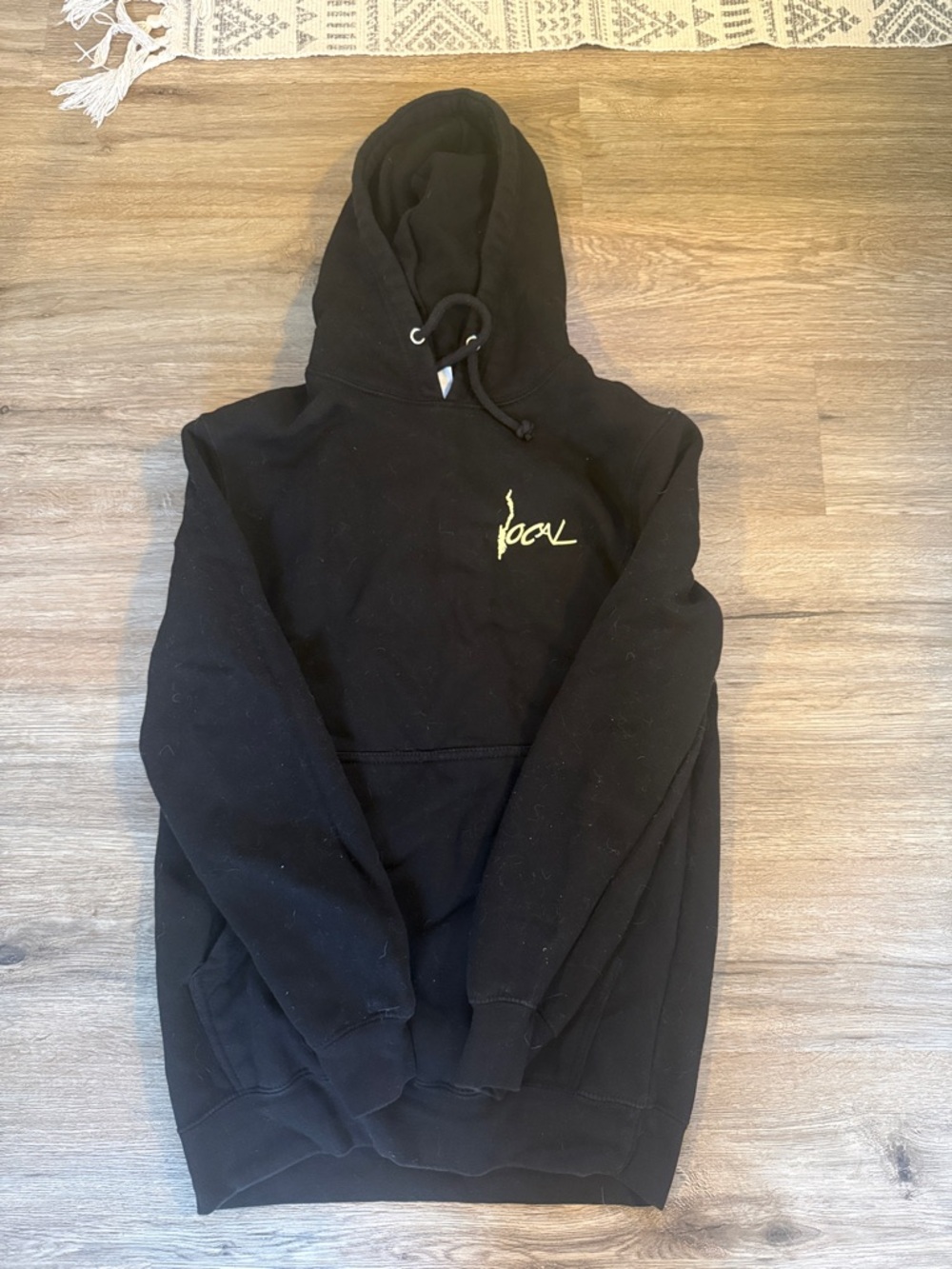 Black 'Local' Logo Woman’s Hoodie Sweatshirt